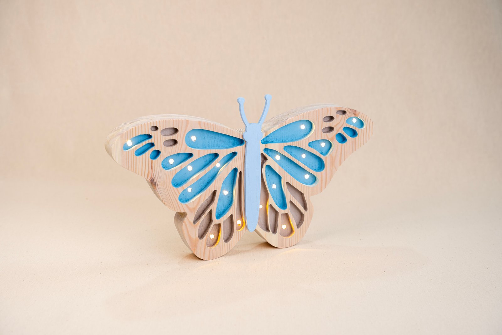 DSC01195 Lámpara Mariposa de Madera